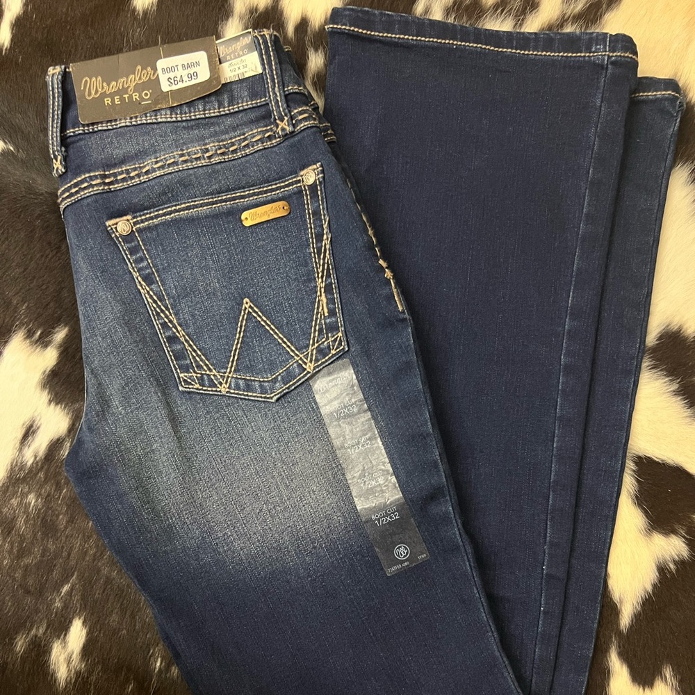 Brand New Wrangler Boot Cut Jeans